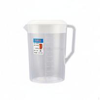 Pitcher with Lid High Temperature Resistant Cold Water Kettle Easy to Clean Large Capacity 5000ML white