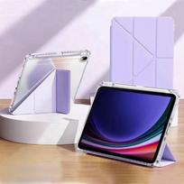 For Samsung Galaxy Tab S7 S8 S9 11 S10 FE 10.9 S7+ S8+ S9+ S10+ Plus 13.1 12.4 inch Case Tab A9 8.7 A9+ Plus Pencil Holder Cover Tab A9 8.7 inch gray