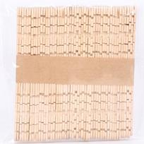 50vnt./maišelis 115*10mm beržo medžio lazdelė pasidaryk rankų darbo medžiaga natūralios spalvos spalvota medinė lazda Natural jagged beige