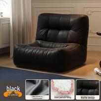 Retro Tatami Single Sofa Chair for Bedroom, Living Room, Balcony, or Leisure Spaces