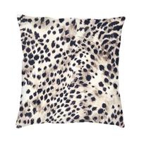 Gyvūnų rašto pagalvių užvalkalai Sofai Namų dekoratyviniai Leopardų ir Zebrų kvadratiniai dekoratyviniai pagalvių užvalkalai 45X45Cm Short plush 18*18(CM)-1Pcs