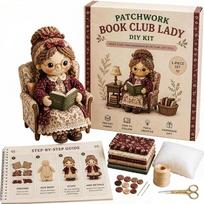 Kepanti Mergaitė Siuvanti Moteris Patchwork DIY Kolekcijos Rinkinys Rankų Darbo DIY Siuvimo Rinkinys Suaugusiems Pradedantiesiems D