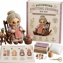 Kepanti Mergaitė Siuvanti Moteris Patchwork DIY Kolekcijos Rinkinys Rankų Darbo DIY Siuvimo Rinkinys Suaugusiems Pradedantiesiems G