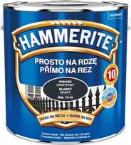 Hammerite tiesiai ant rūdžių metalo dažai, blizgūs 2.5 L