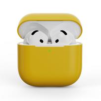 For AirPods 4 3 2 Slim Silicone Case for AirPods Pro 2 3 Split Wireless Bluetooth Earphones Protect Cover For AirPods 3 geltona