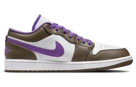 Jordan 1 Low Purple Mocha 553558-215 43 gray