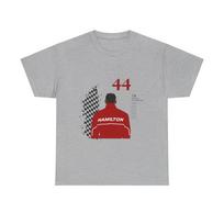 Lewis Hamilton World Champion Tshirt Unisexs Womens Summer Cotton Clothing Fashion Oversize Shortsleeved Top Unisex Streetwear S red