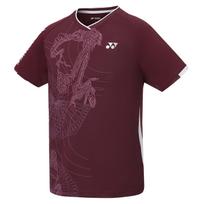 YONEX Marškinėliai Vyriški V formos iškirpte Vidutinio tiesaus kirpimo 1102825BCR-O M gray