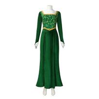 Cosplay Shrek kostiumas Anime princesės žalia suknelė Fionos suknelė Shrek Cosplay kostiumas Moteriški seksualūs veliūriniai Helovino karnavalo drabužiai XS black
