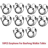 10Pcs BaoFeng Original Earphone Walkie-talkie Headset For UV-5R UV-82 BF-888S 666S 777S Quansheng UV-K5 UV-K58