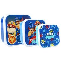 Vaikiškų priešpiečių dėžučių rinkinys 'Šunyčiai patruliai' PAW Patrol Fresh Bites 3vnt