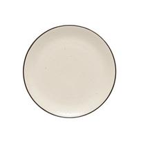 Costa Nova Akmens masės salotų/desertinė lėkštė Augusta, ⌀ 22 cm - Juoda