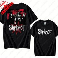Vintažiniai S-Slipknots Prepare for Hell Tour Juodi Medvilniniai Marškinėliai Sunkiojo Metalo Roko Grupė Vyrai Moterys Hip Hop Estetika Grafiniai Marškinėliai M black