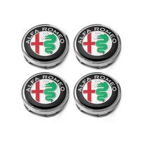 4 vnt. 60 mm automobilio ratlankio centrinis dangtelis Ženklelis Ratlankio dangtelis Alfa Romeo Giulia 147 156 159 Mito Stelvio Sportiva Giulietta GT CVQ1 For Alfa Romeo