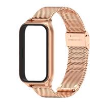 Smart Band 9 Active Dirželis Smart Apyrankė Mi Band 9 Active Dirželis Metalinis Nerūdijančio Plieno Pakeičiamas Riešo Apyrankė For Mi Band 9 Active beige