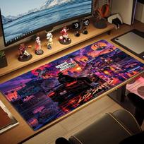 GTA Color Mouse Pad Large Gaming Table Cushion Non-slip Laptop Tablet Big Mousepad XXL Mat Mini PC Playmat With Lock edge 50cmx100cm(19.6x39.4inch)