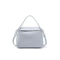 Women's bag messenger bag women's new versatile niche high-end small bag commuter office handbag Length 24, width 10, height 19, handle drop 11cm white