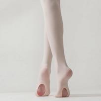 60D Ballet Tights White Seamless Pantyhose New Dance Stockings  for Girls XXL rožinė