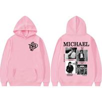 Unisex Black Hoodie Michael Jackson Tribute Double Sided Print Hooded Sweatshirt Retro Pop Music Star Graphic Oversized Streetwear Pullover XXXL žalia