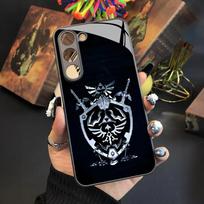 Animacinis Anime Žaidimas Z-Zelda Telefono dėklas Samsung Galaxy S24 S23 S22 S21 S20 A24 A34 A54 A53 Note20 M54 Fe Ultra Plus Stiklas Samsung s20plus black