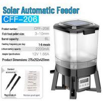 Gechi Saulės Automatinis Karpių Tvenkinio Šėrykla CFF-106/206 CFF-206 Solar gray