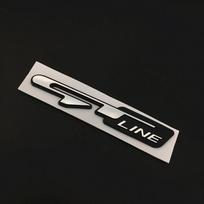 GT Line 3D Metalinis Lipdukas Chromuotas Automobilio Raidės Lipdukas Emblema Skirta Kia Ceed Picanto K5 Stonic Optima Sportage pgncs50