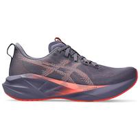 ASICS NOVABLAST 5 Patogūs kvėpuojantys žemi ilgo nuotolio bėgimo bateliai Vyriški Pilki Violetiniai 1011B974-500 44 gray