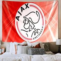 Drąsus Ajax Amsterdam Dvasios Gobelenas Žaidimų Kambario Gobelenas, Aksesuarai Miegamajam, Svetainei, Bendrabučio Kambario Sienų Dekoras Gerbėjų Gimtadienio Dovanos 180cmx230cm