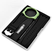 Modification Kit Case+FKM Rubber Strap for Swatch X AP Royal Pop Pocket Watch Changer To Wristwatch Accessories Bracelet 12 Clock black