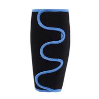 Reguliuojamos apsauginės nuo smūgių blauzdos kompresinės kojinės, skirtos dviračių sportui, bėgimui ir kitoms sporto šakoms black