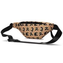 Jordan Polyester Fanny Pack Regular Unisex Leopard Print Brown Jordan JD2233001GS-001 beige