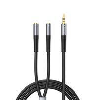 Garso adapteris Orico AX2 3.5 mm ausinių ir mikrofono šakotuvas 1 m, juodas