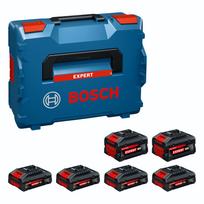 Akumuliatorių komplektas Bosch 18V EXPERT (4x EXBA18V-40 4.0 Ah + 2x EXBA18V-80 8.0 Ah, L-BOXX 136)