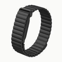 Magnetinis silikoninis dirželis Google Fitbit Air juostoms Fitneso sekiklio pakaitinis riešo dirželis apyrankė Google Fitbit Air dirželiams Google Fitbit Air juoda