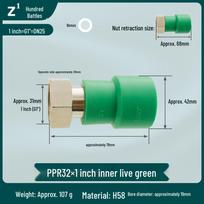 PPR Quick Connector Pre-filter for Water Heaters, 1  Female & Male Thread, 4-point 20 & 6-point 25 Hot Melt Pipe Fittings.