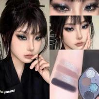 Girlcult Makiažo akių šešėlių paletė 4 spalvų Chameleono Blizgučiai Blizganti Matinė Akių Šešėlių Paletė Labai Pigmentuota Akių Paletė Natūralios Spalvos