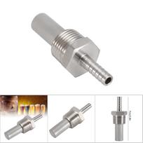 1/2  MPT Oxygen Stone 1/4'' Barb Inline Carbonation Aeration Homebrew Stone(2 Micron) gray