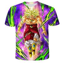 Bandai Anime Demon Slayer Tshirt Nezuko Kamado 3D Print Mens T Shirt Casual Streetwear Anime Fans Based On 4XL purple