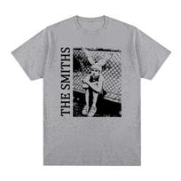 The Smiths Vintage Graphic T-shirt Printed Short Sleeve Rock Band Unisex T-shirt New T-shirt Women Top Unisex Clothing 5XL įvairiaspalvis