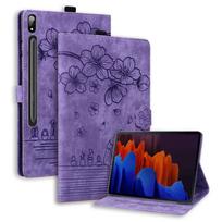 For Funda Samsung Tab S11 Ultra SM-X930 SM-X936B Case Embossed Wallet Cover for Galaxy Tab S10 S9 S8 Ultra 14.6  Tablet Coque S10 Lite 10.9 in