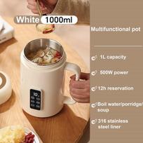 Xiaomi 110V/220V Multifunctional Electric Stew Pot 12h Reservation Baby Porridge Special Pot Portable Health Cup 1L Electric Cooker AU balta
