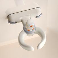 Baby Shower Stand Wall Mount Shower Handle Baby with Suction Cup Foldable Portable Bath Standing Stand for Boys Girls Newborn 9-Gray