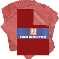 30Pcs A4 Transfer Paper Tracing Painting Sheets Copy Paper For Drawing Patterns Sketch Canvas Fabric blue