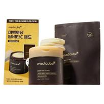 MediCube Deep Vita C Pad Refill Set – Brightening & Dark Spot Care, Korean 70+70 pads beige
