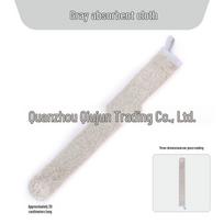 Flute Bore Cleaning Swab Set - Absorbent Cloth and Stick for Inner Chamber Maintenance white