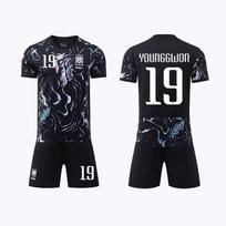 2024 South Korea Football Jerseys Black #19 M black