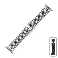 Nerūdijančio plieno dirželis Apple Watch 46mm 46mm 42mm 44mm 45mm 49mm juostai Metalinis apyrankė IWatch 11 10 9 8 7 6 5 SE Ultra 3 2 S11 10-42 38 40 41MM gray