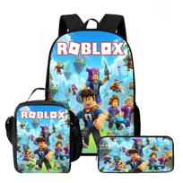 Roblox Studentų Mokymosi Būtiniausi Patogi Mokyklinė Kuprinė Per Sienas Unisex Kuprinė