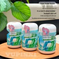 Yupinxi QQ Pop Laundry Pods: Powerful Dye-Free Stain Remover & De-yellowing Cleaner for Household Oil Stains. As per packaging white