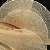 1yard/150cm Solid Accordion Fabric DIY Handmade Stiff Mesh Fabric Designer Material Pleated Clothing Fabrics brown